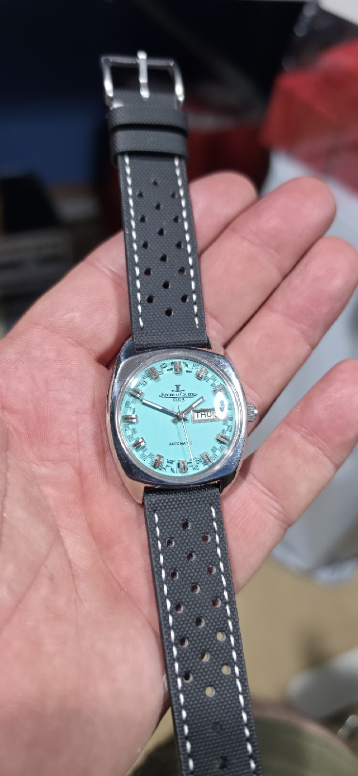 Vintage Jaeger-LeCoultre Club Tiff-Blue Dial Original 1916ETA Swiss Movement