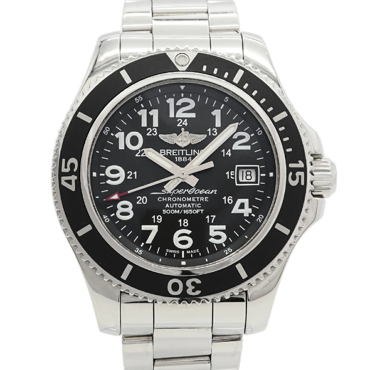 Breitling Superocean II A17365 42.0mm Black Dial Automatic 2016 Men’s #OTW396