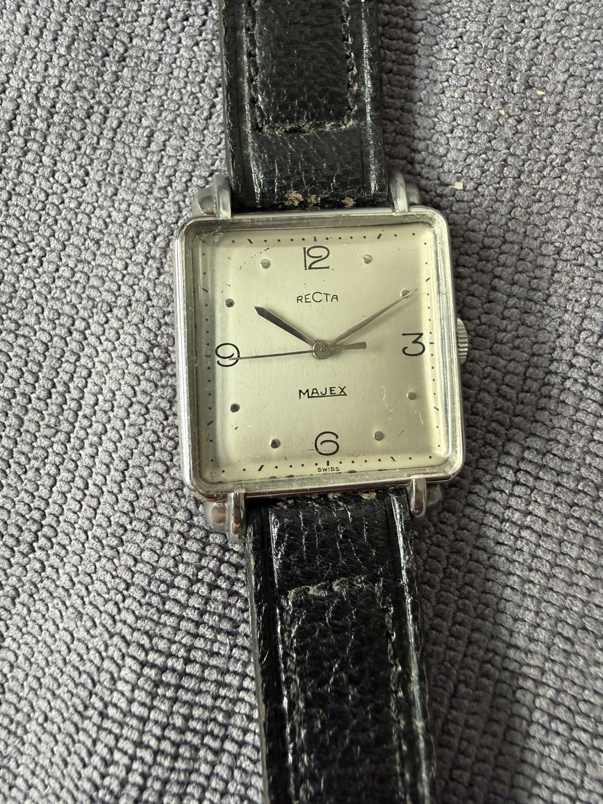 Recta majex watch manual winding all steel gorgeous dial and case