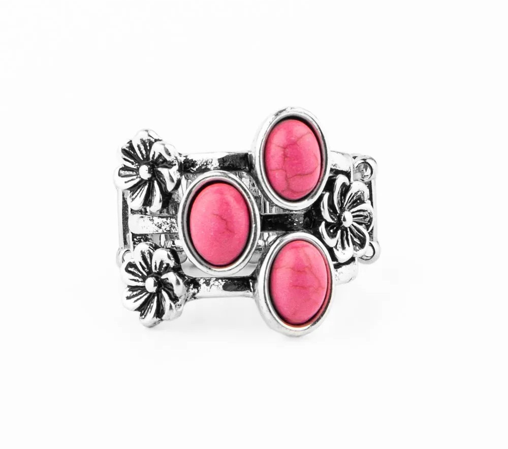 Paparazzi Primitive Paradise Pink Ring – New