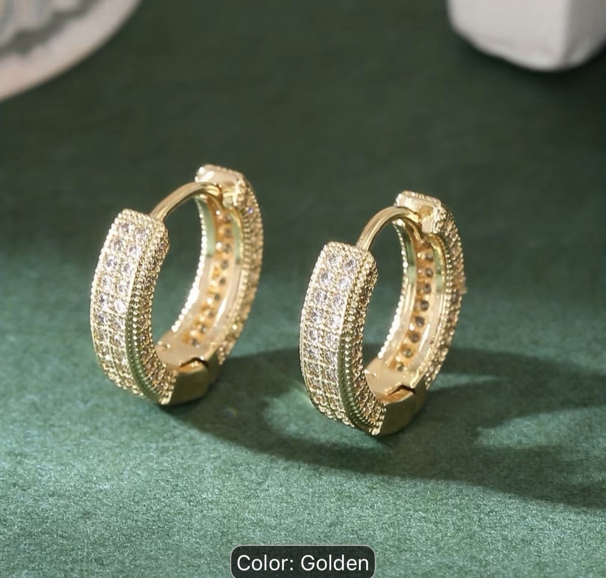 Beautiful Small Golden Earrings for Women