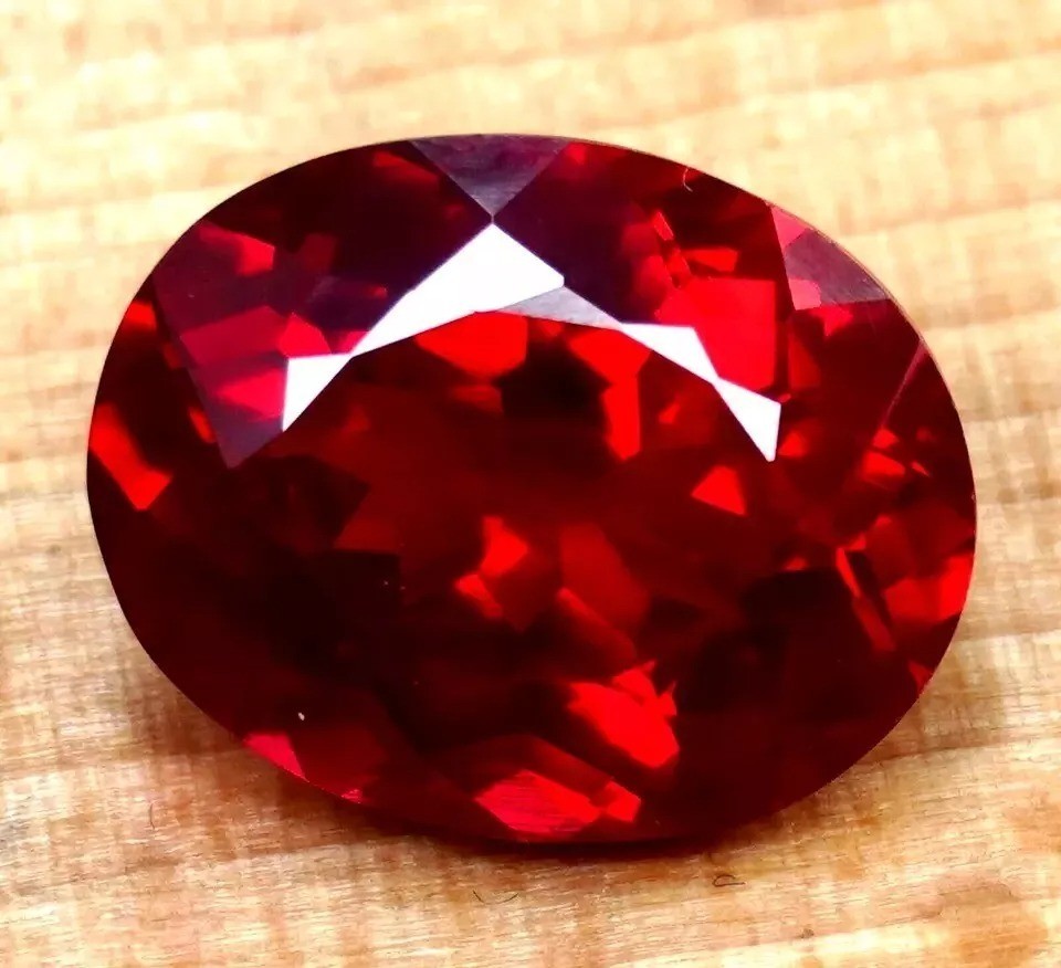 3.5 Ct+ Natural Myanmar Red Painite Oval Cut Loose Unheated Gemstone