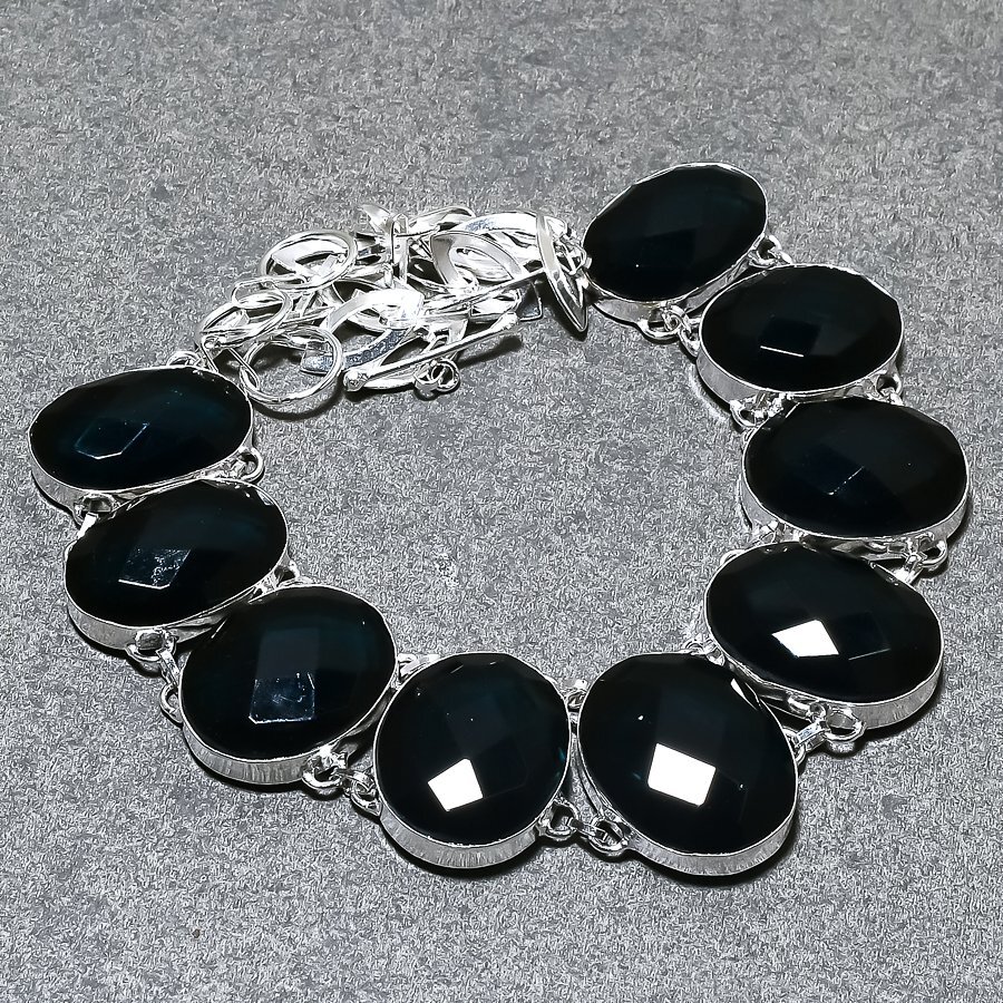 Apatite Oval Shape Gemstone Necklace Handmade Handmade Chain Jewelry 18″ DN 6880