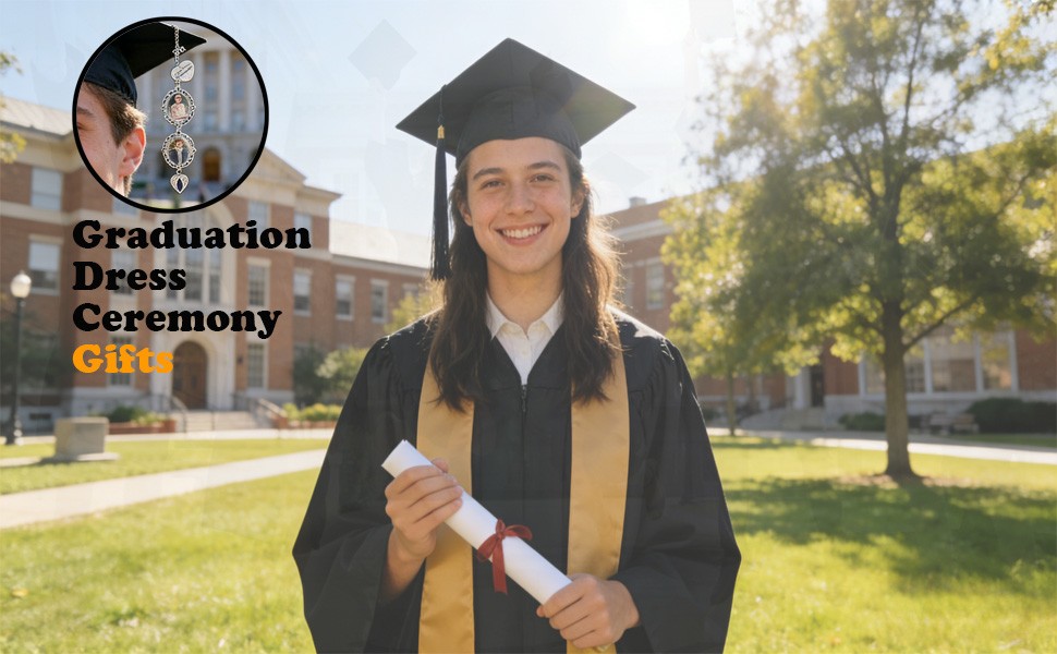 Graduation Tassel Photo Charm, Personalized Memorial Keepsake – Custom Photo