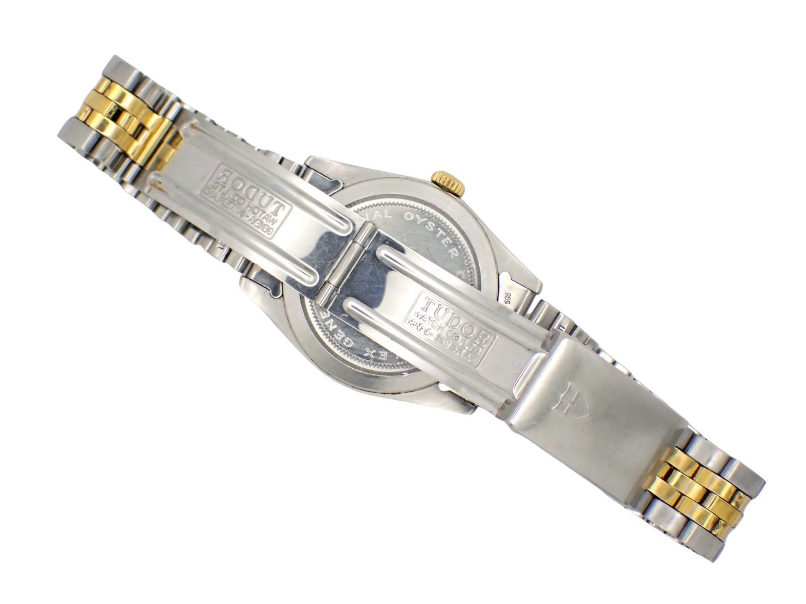 TUDOR Oyster Prince Date + Day Rotor Automatic DayDate Watch Gold Dial 76213