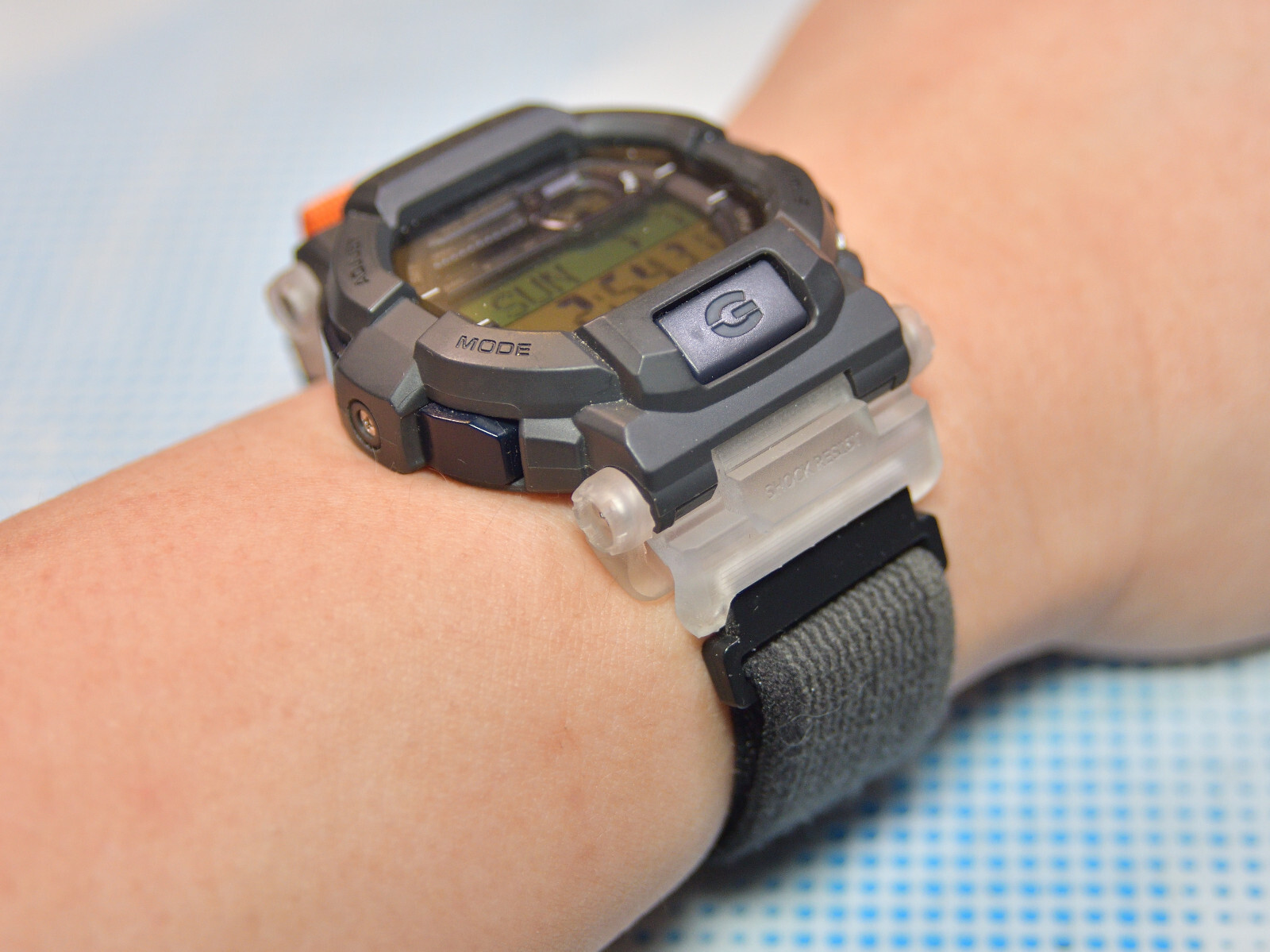 Tough resin strap or band adapter for G-SHOCK GD350.