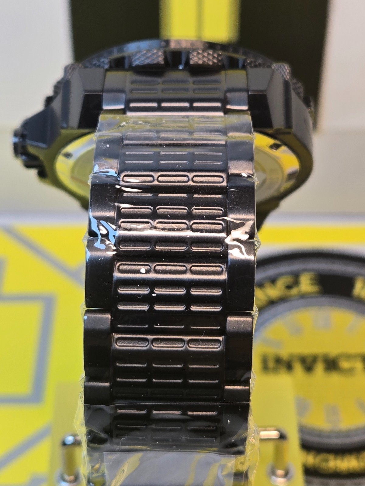 Invicta Coalition Forces Spline Mens Watch 50mm Black w/ Red Iridescent Dial NEW
