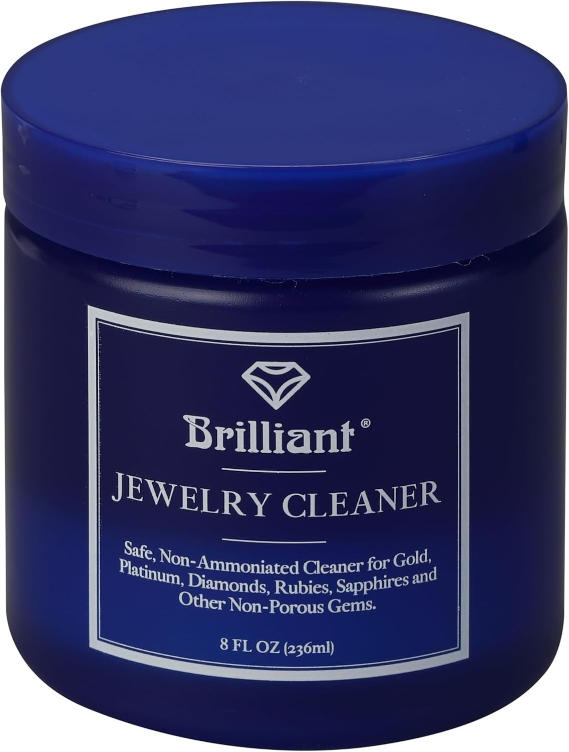 Jewelry Cleaning Solution – Non-Toxic with 8oz Liquid Volume and Accessories