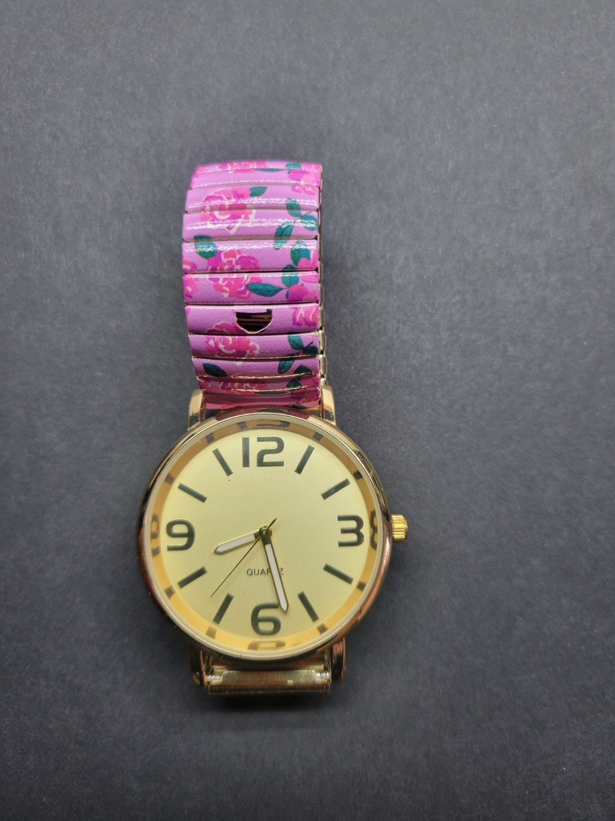 Macy’s Womens Quartz Watch Pink Rose & Gold Analog **SEE DETAILS**