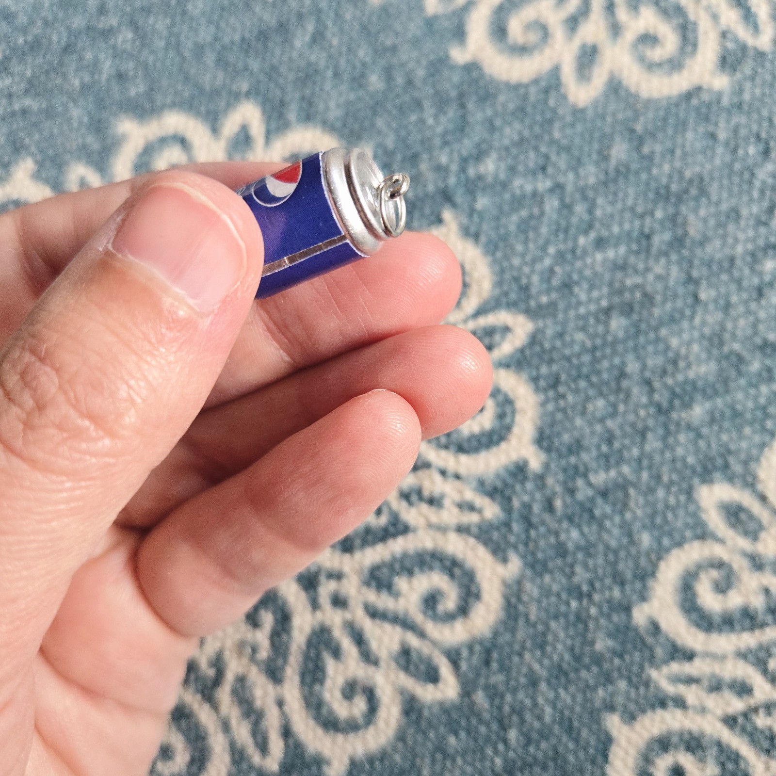 Dainty Silver Pepsi Pepis Pendant