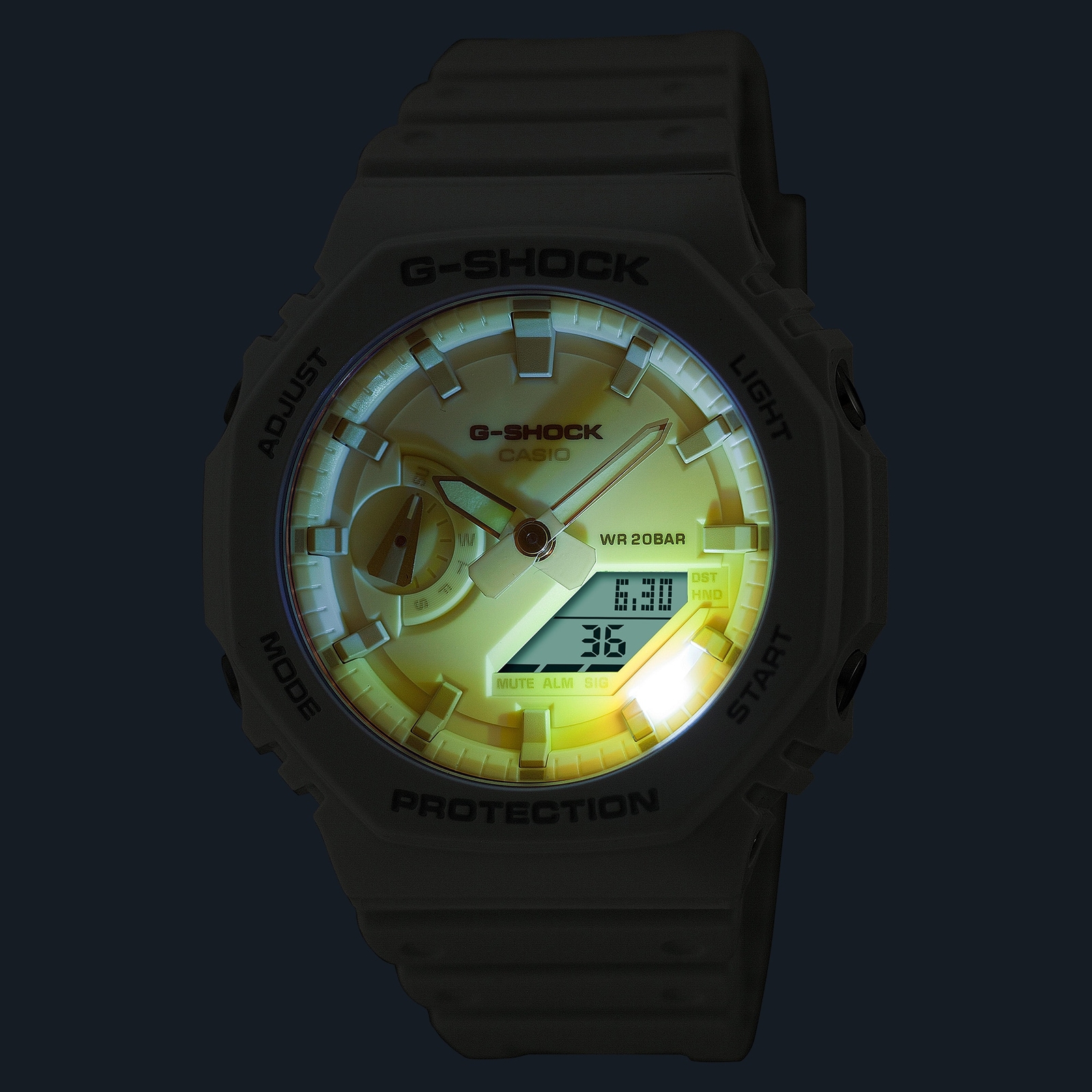 CASIO G-SHOCK GA-2100TL-7AJF BEACH TIME LAPSE Series Analog Digital Watch 45.4mm