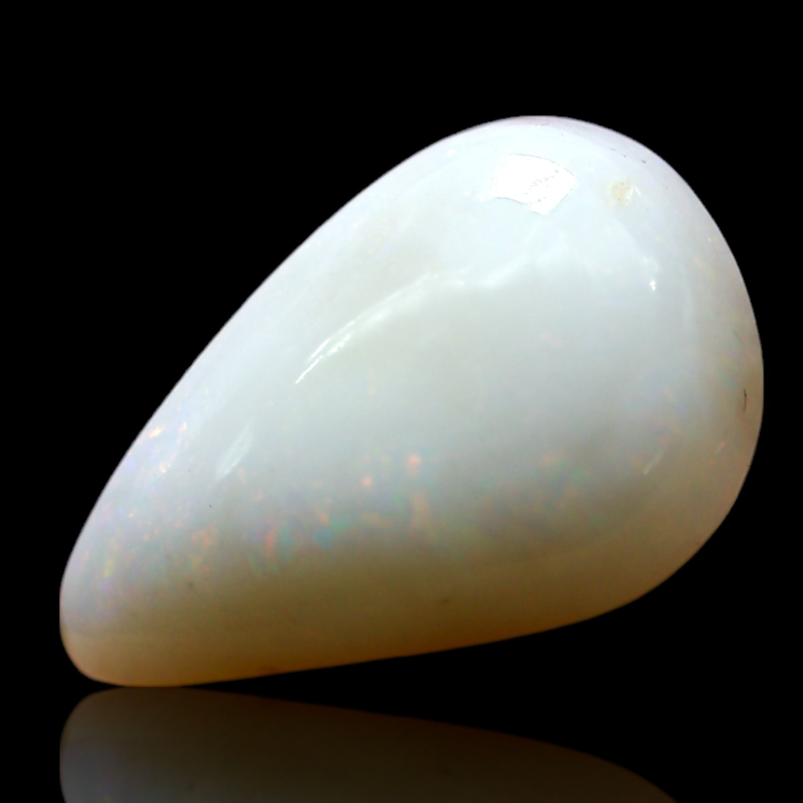2.00 Cts Natural Pear Fire Opal Wire Wrapped Cabochon Gemstone 13x8x4 mm
