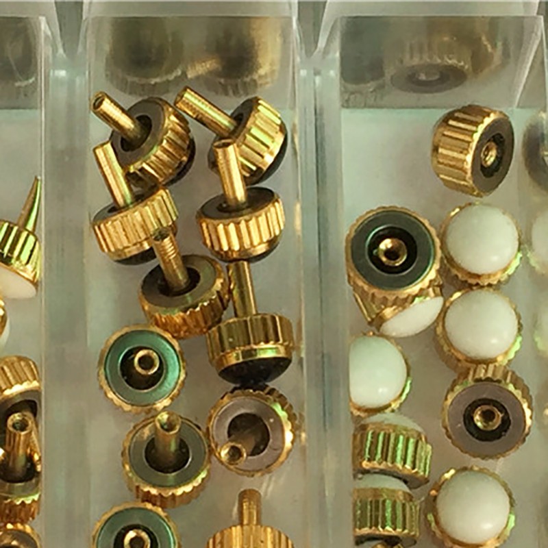 Copper Mixed 3-5mm Quartz & Mechanical Watch Crown Tube Repairing Tool