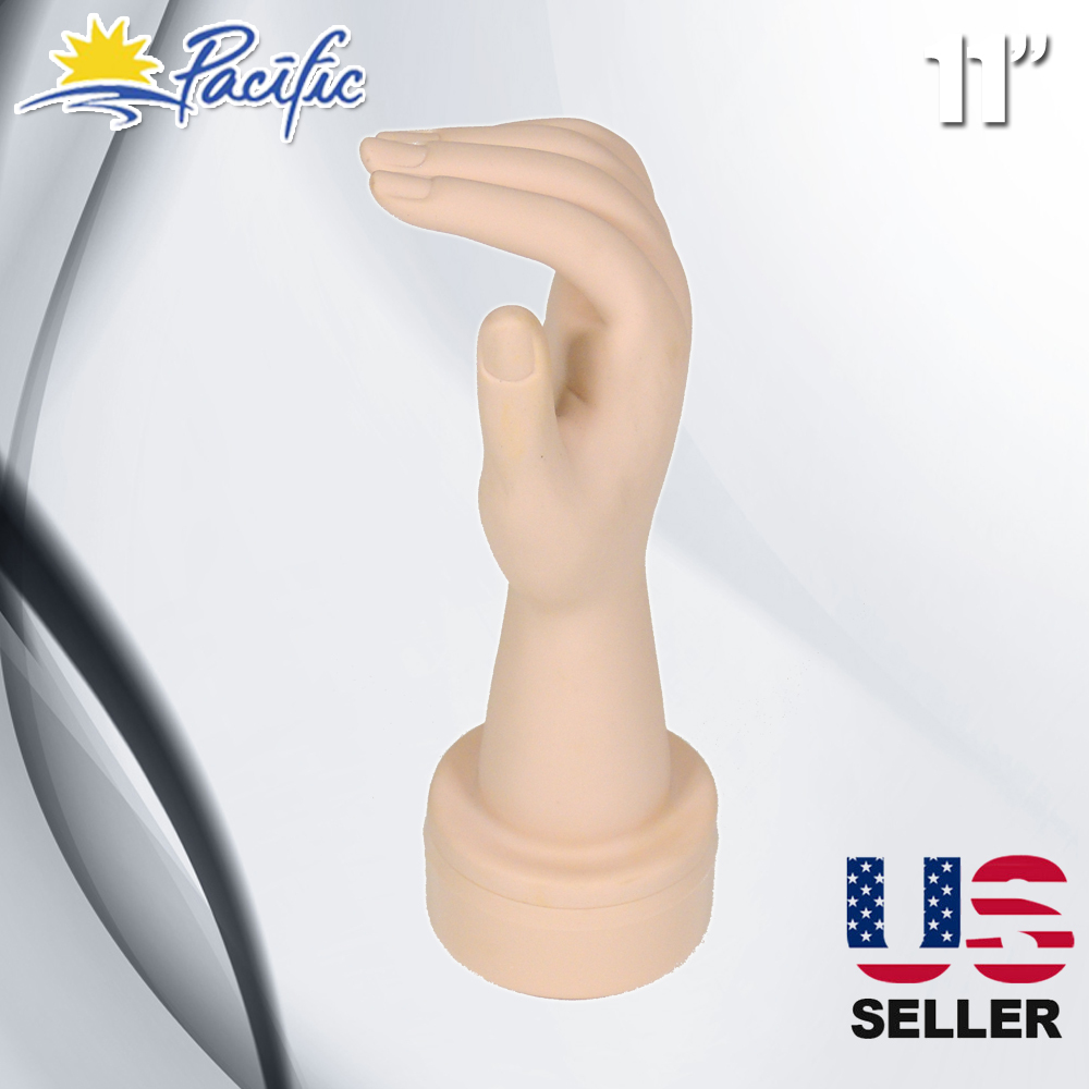 Mannequin movable Flexible Hand Display Jewelry Bracelet nail ring holder 1 pair
