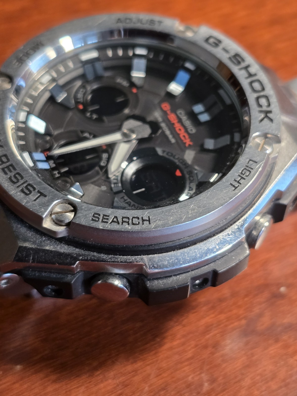 Casio G-Shock G-Steel GST-S110D-1A Tough Solar Stainless Steel Men’s Watch