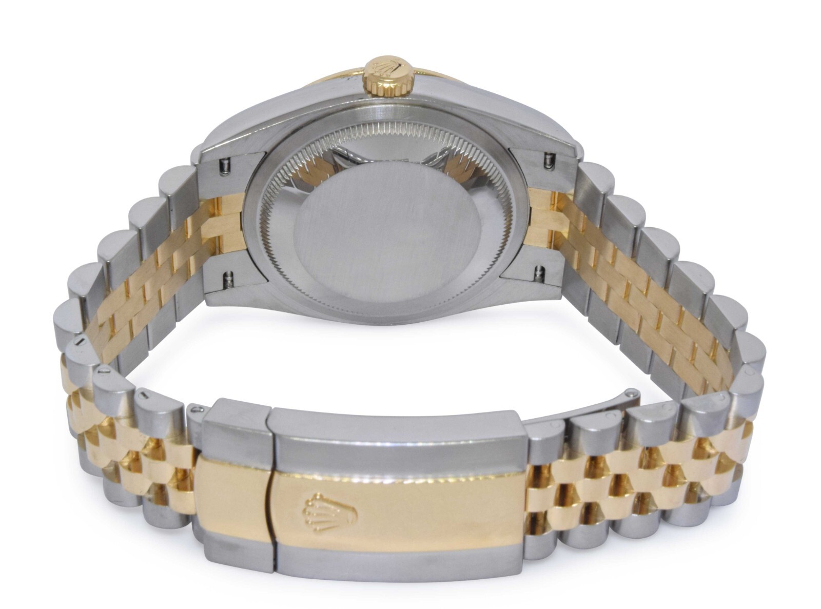 NOS Rolex Datejust 36 Yellow Gold/Steel Golden Fluted Motif Watch B/P ’24 126233