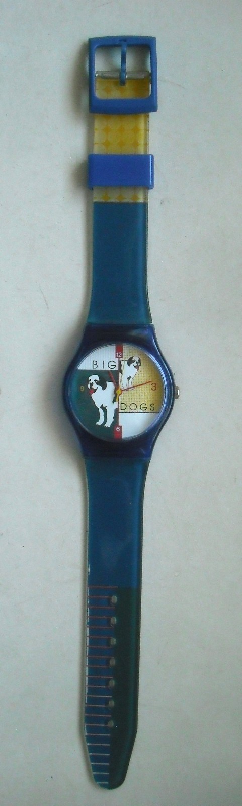 Big Dogs NEW Adult Watch Water Resistant 3 ATM New Battery St Bernard Dog