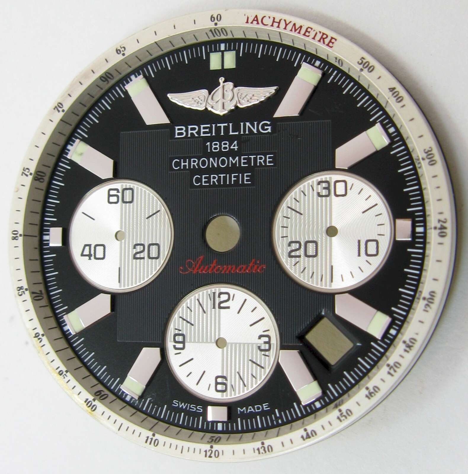 Dial Breitling 1884 Chronometer automatic Tachymeter used condition