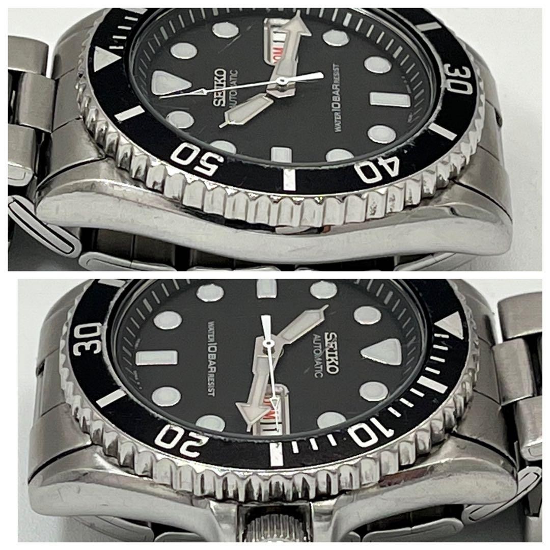 SEIKO 7S26-0040 Diver Day Date Automatic Watch 18cm Working Used