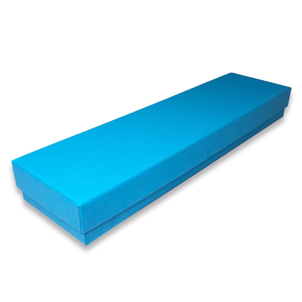 Light Blue Cotton Filled Gift Boxes | Jewelry, Coin, Watch & Keepsake Packaging