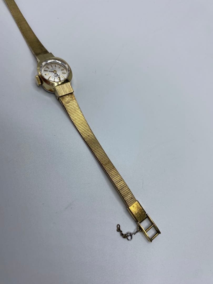 Excellent condition SEIKO 21 jewels gold analog manual winding watch 11-0340
