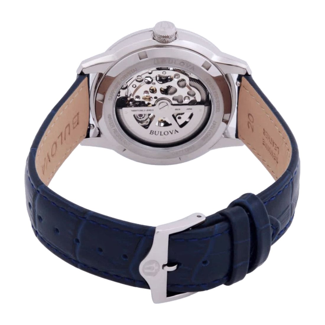 Bulova Sutton Men’s Skeleton Dial Automatic Watch 96A330
