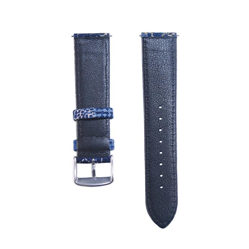 18 20mm 22mm Japanese Vintage Indigo Boro Quick Release Watch Strap Watchbands