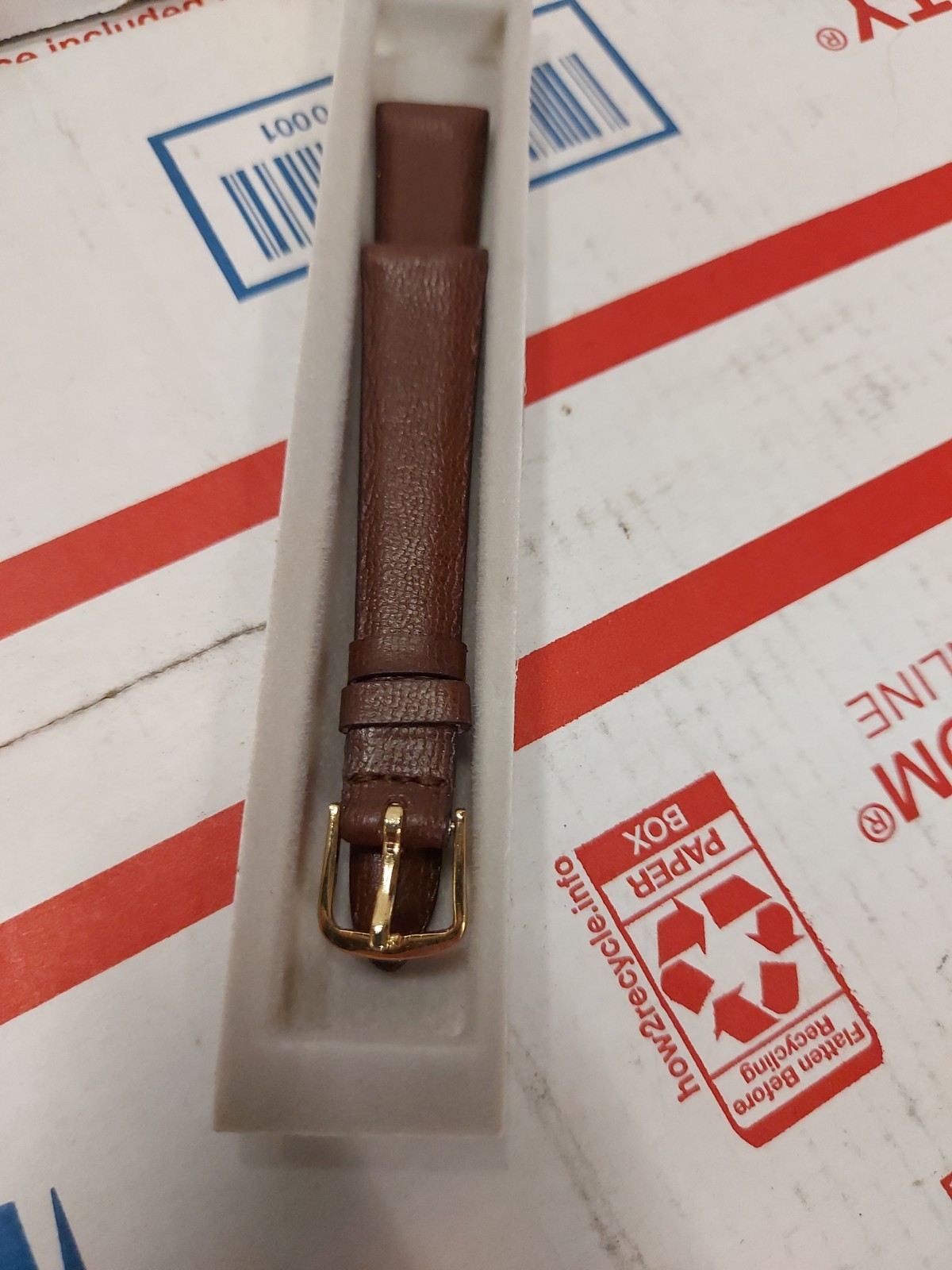 Vintage John Weitz Lizard Grain Calf Skin Leather Watchband Mexico Regular 9/16″