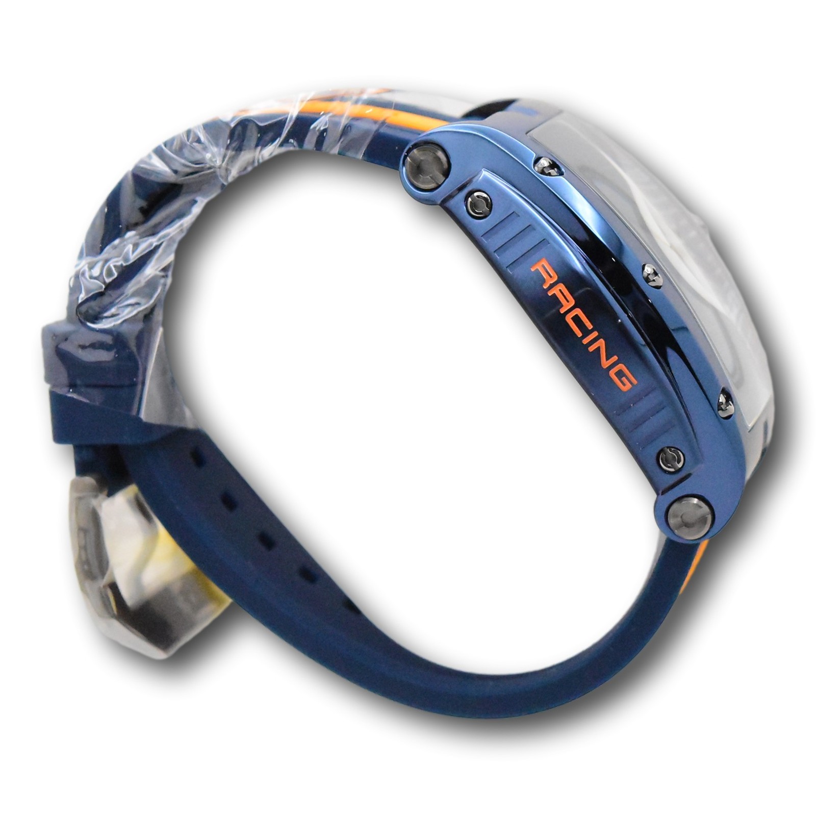 Invicta S1 Rally Diablo Racing RPM Men’s 50mm Blue & Orange Quartz Watch 47388