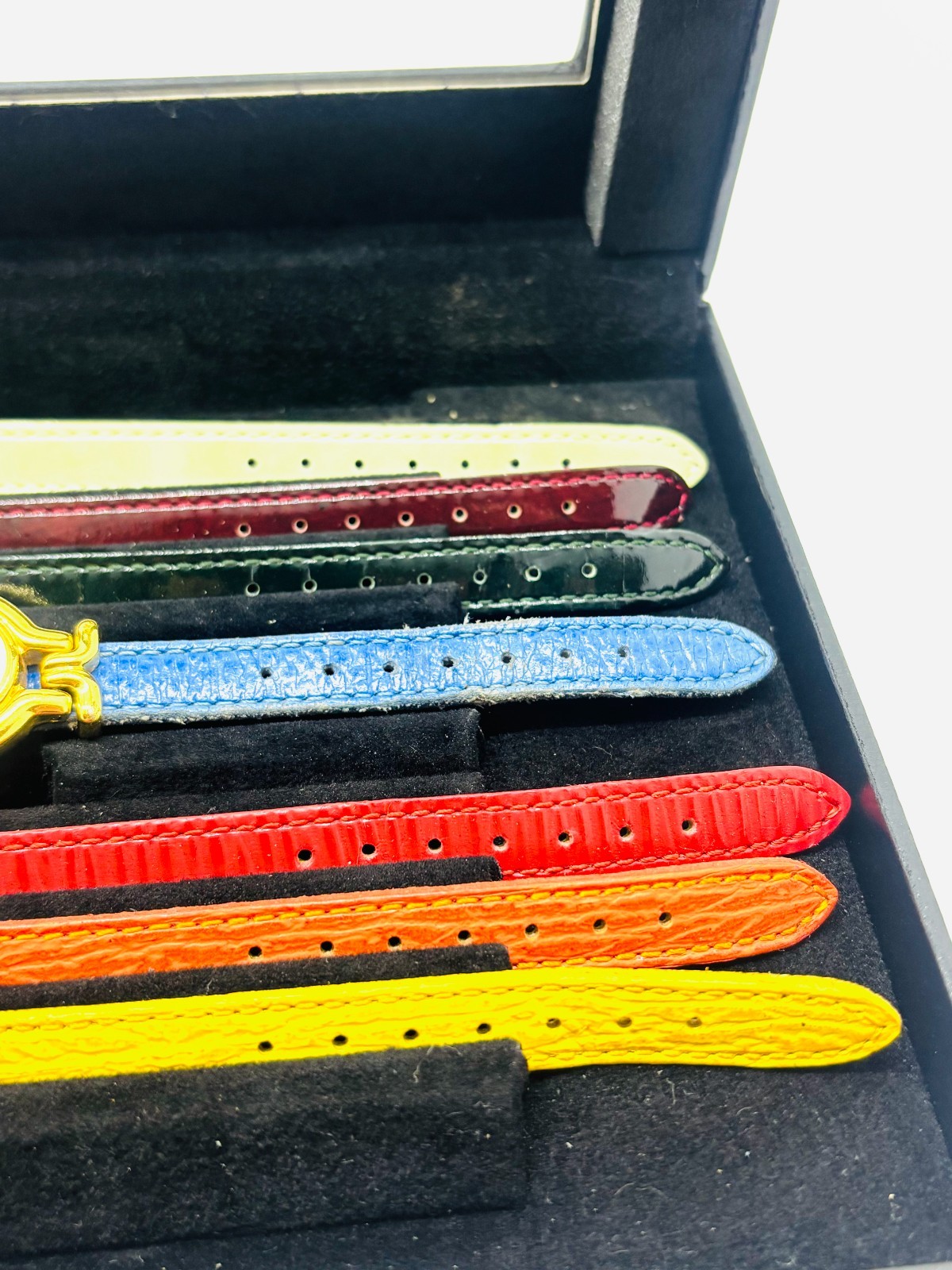 [Near MINT] Fendi 640L Chameleon Change 5 Color Belts Watch Quarts w/Case
