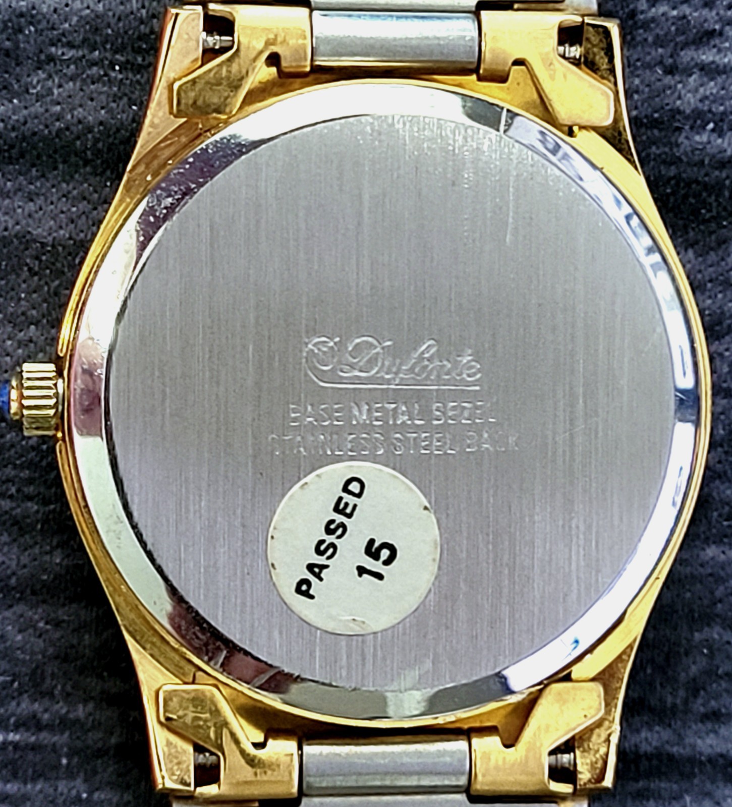 Vintage Rare Diamond Dial Dufonte Lucien Piccard Mens Watch