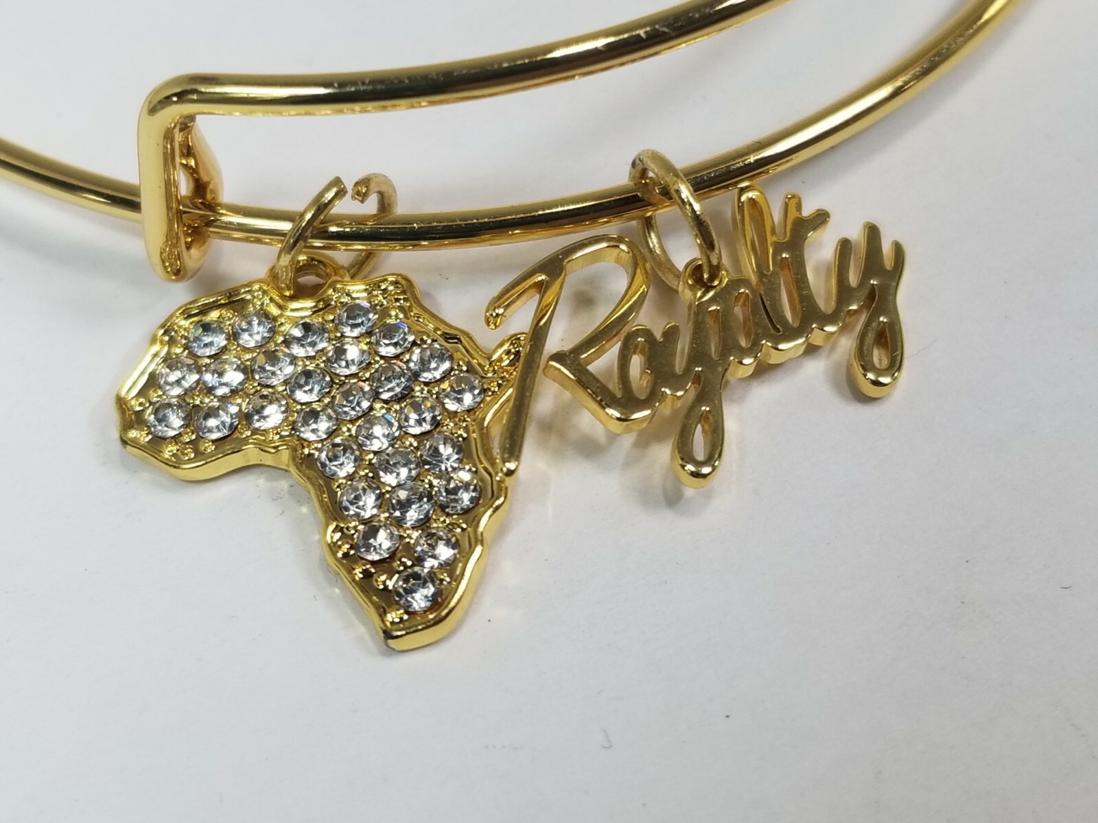 Izzy & Liv Royalty Bling Charm Bangle Bracelet