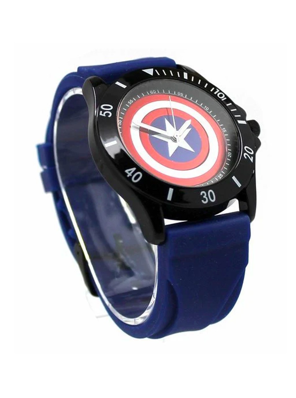 Captain America Shield Stainless Steel Watch Superhero Watches Marvel New