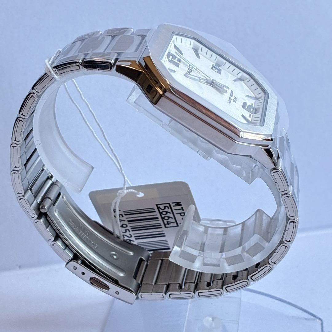 Rare CASIO Watch MTP B195D Silver