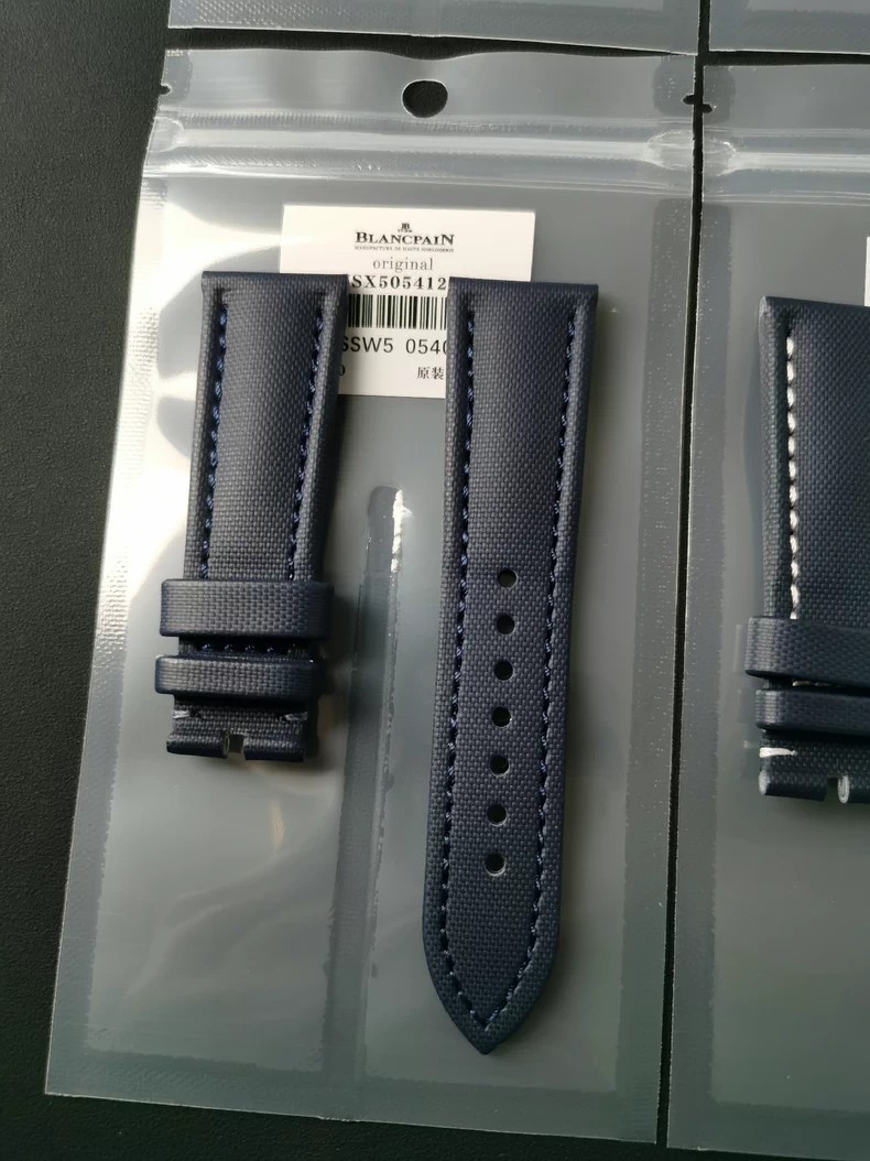 Blancpain 5000 5200 5054 5052 5015 5025 5050 Original Nylon Canvas Watch Strap