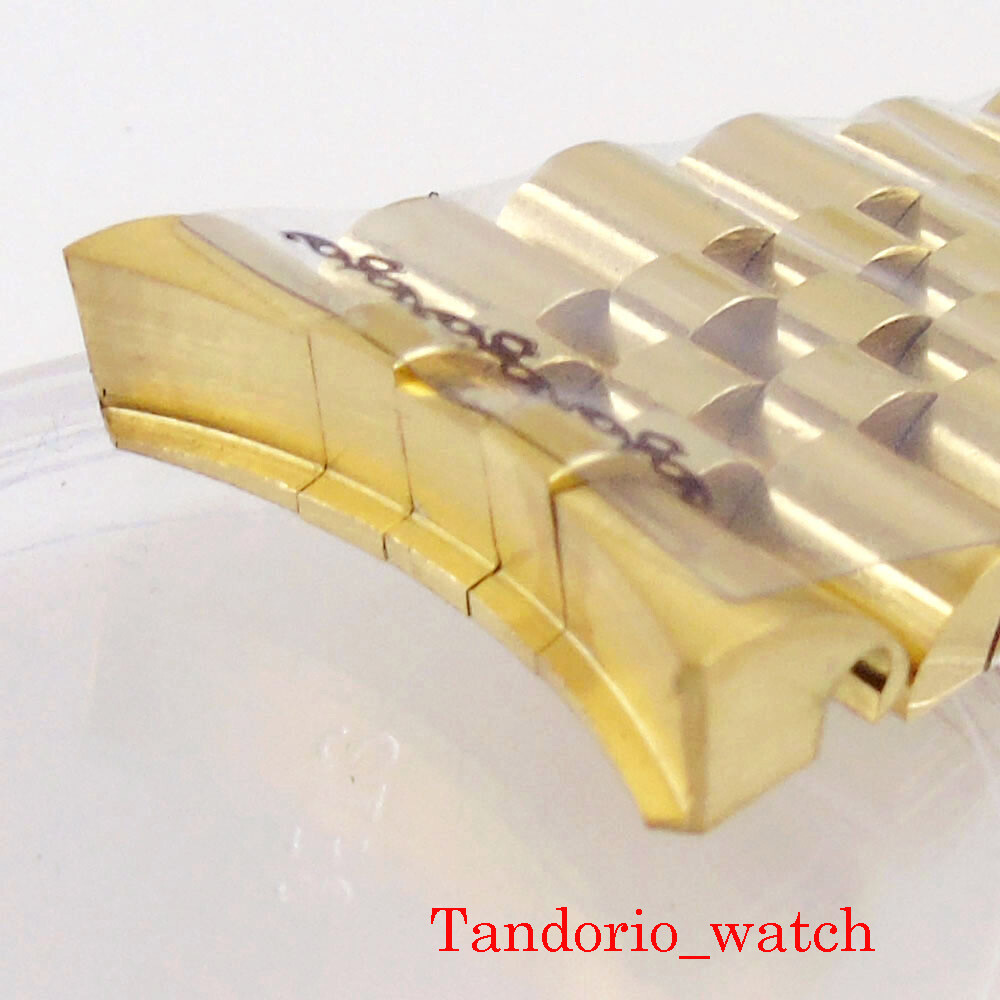 no logo 20mm Width Jubilee Watch Bracelet Fit 40mm Mens Watch Deployment Buckle