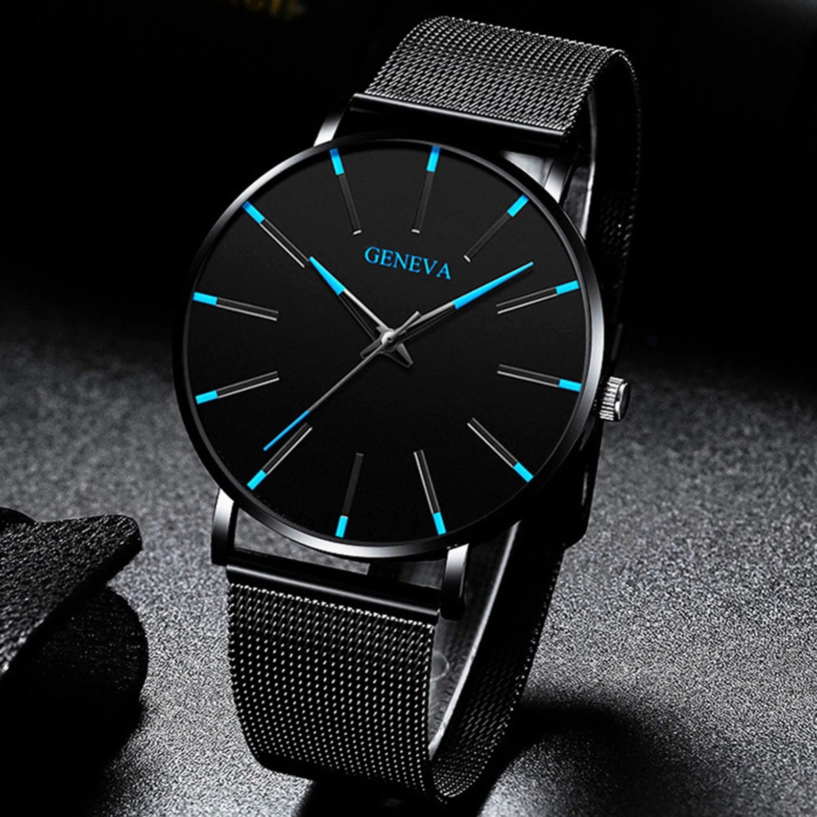 Waterproof Men’s Watch Stainless Steel Quartz Luminous Classic Watches Business
