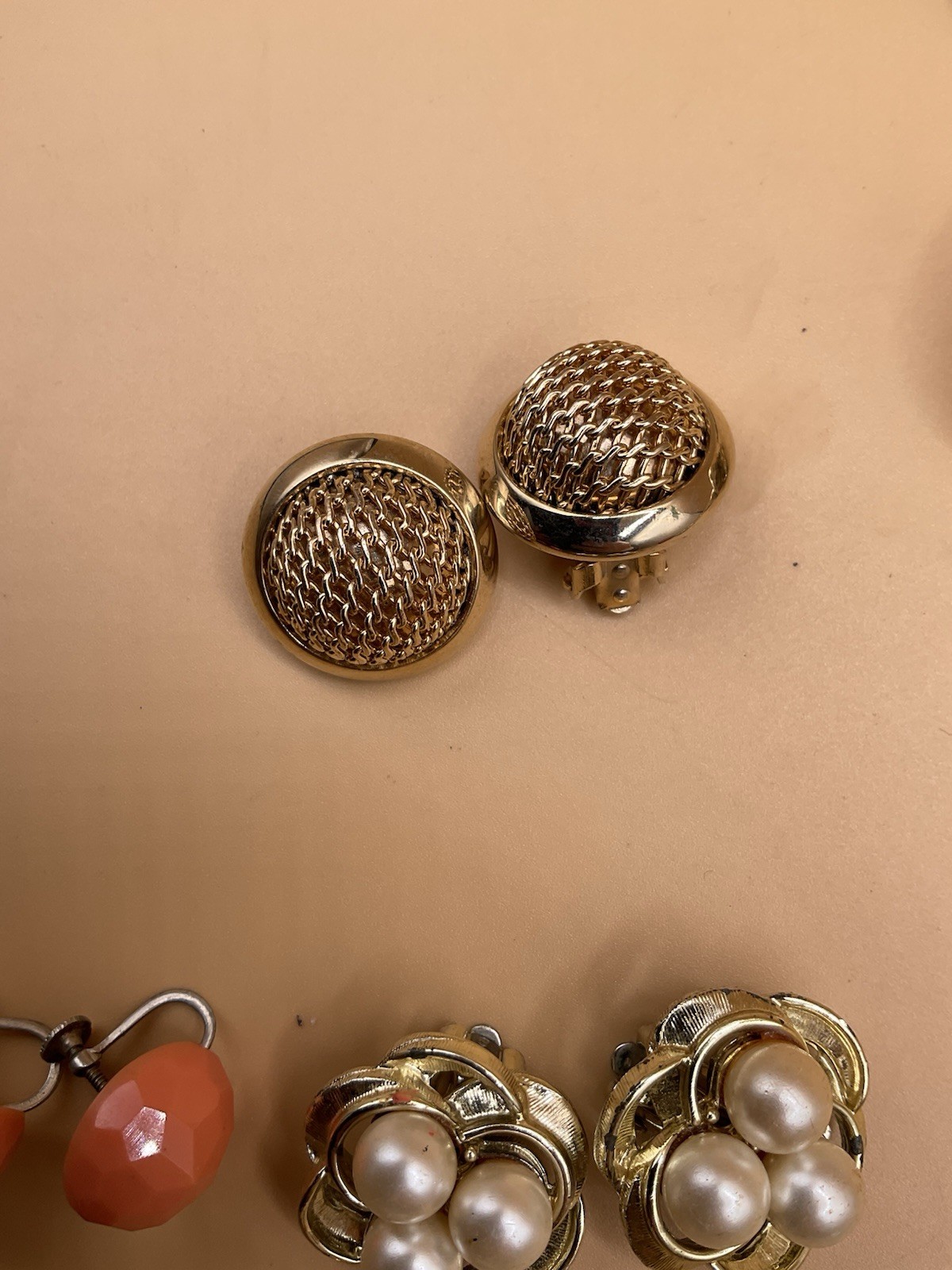 lot of 16 earring sets and 2 rings