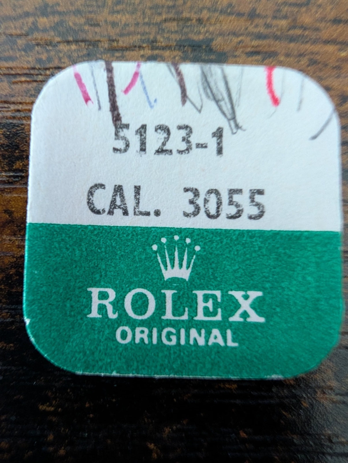 ROLEX-HOUR WHEEL SEATING 0.02mm-FACTORY SEALED-CAL 3055 PART 5123-1