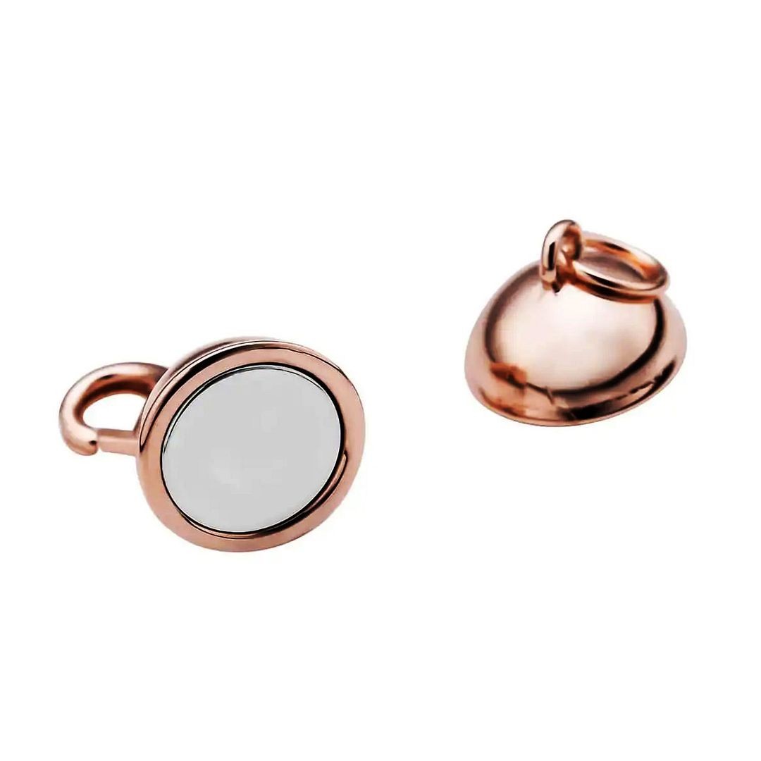 925 Sterling Silver Magnetic Jewelry Lock with Lobster Clasp for Women