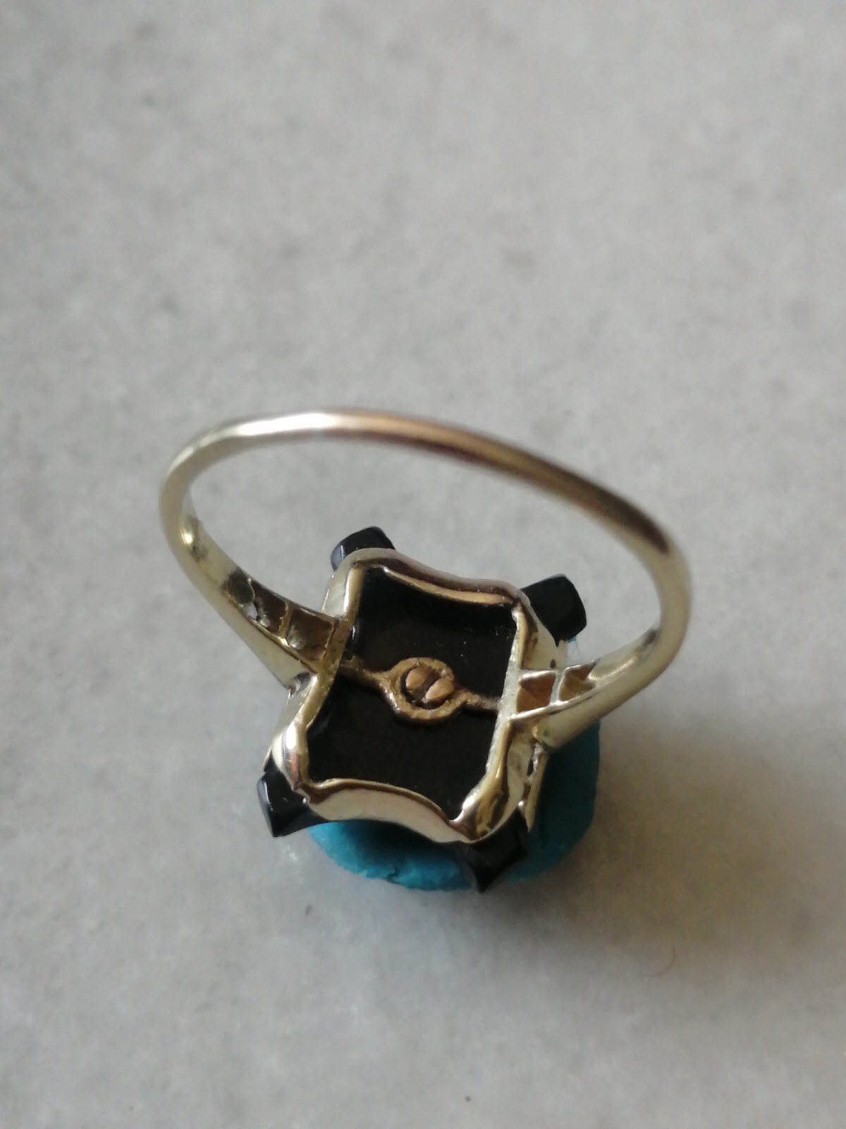 Antique Rare Memento Mori 14kt Yellow Gold, Diamonds,Rubies Stone Ring