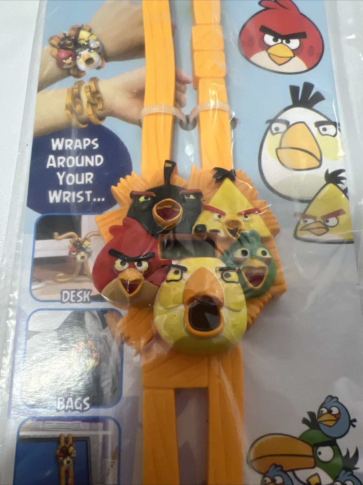 Angry Birds Bendable Wrist Wrap LCD Watch Sealed New 2013 – Vintage