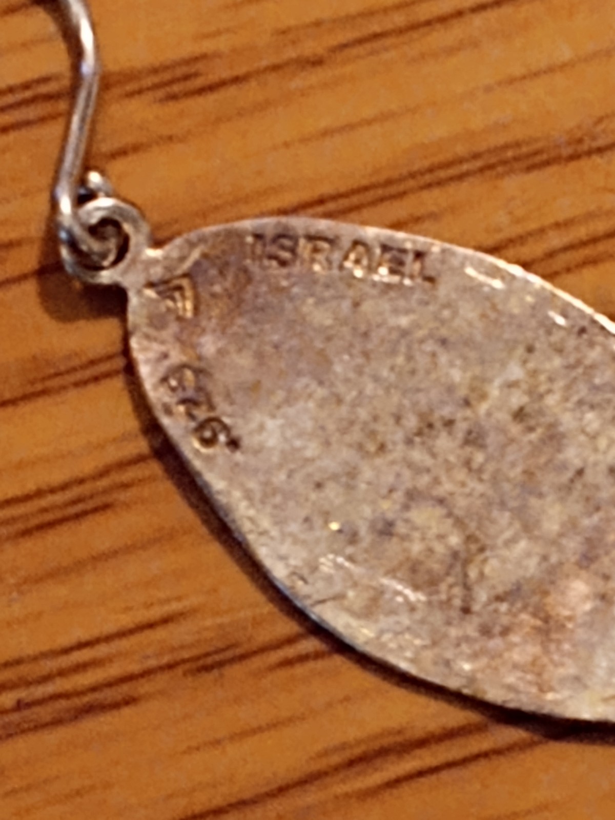 Silpada “Just Imagine” Sterling Silver 925 Hammered oval pierced Earrings, 4g