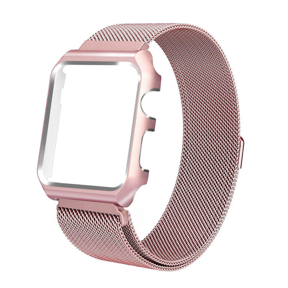 For Apple Watch Series 4 Milanese Stainless Steel Watch Band Strap 40 / 44mm
