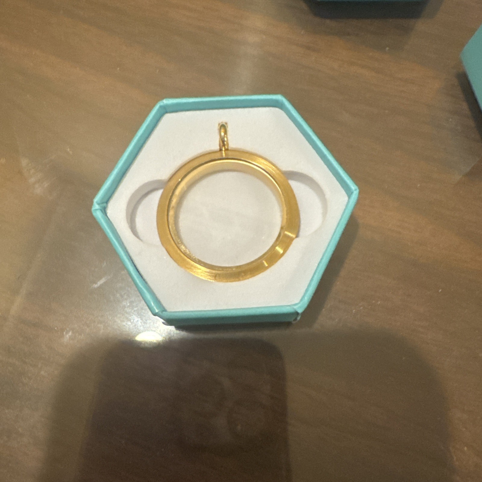 Origami Owl LK4003 Large Gold “BASE ONLY” Twist Locket “New” in Box