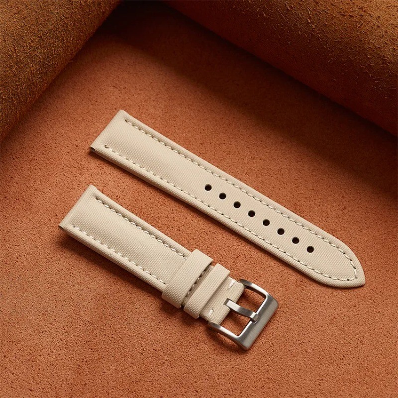 Nylon Canvas Watch Strap 18 19 20mm 21 22mm 23mm 24mm Sailcloth Waterproof Band