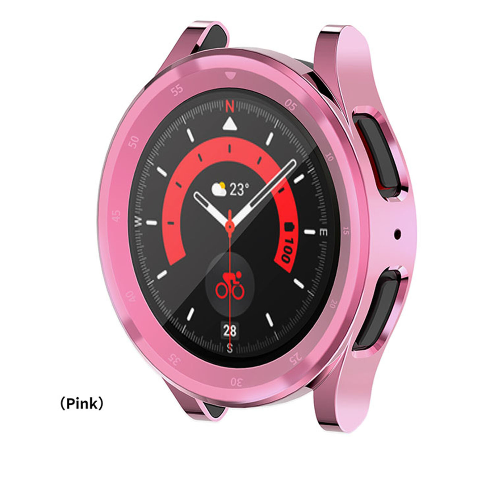 TPU Watch Case with Scale +Screen Protector For Samsung Watch5 Pro 45mm