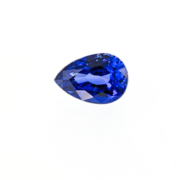 Lab Created Blue Sapphire Diffusion Pear Faceted Loose Stones (8x6mm – 20x15mm)