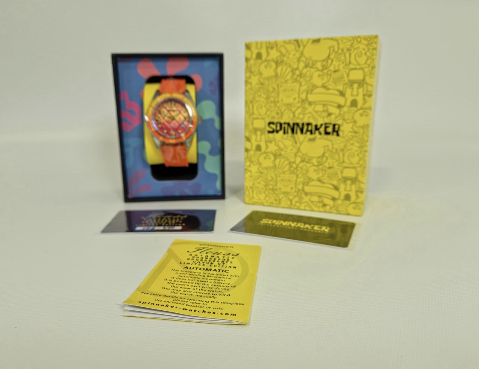 Spinnaker Fleuss Automatic SpongeBob SquarePants Conch St LE Pineapple House