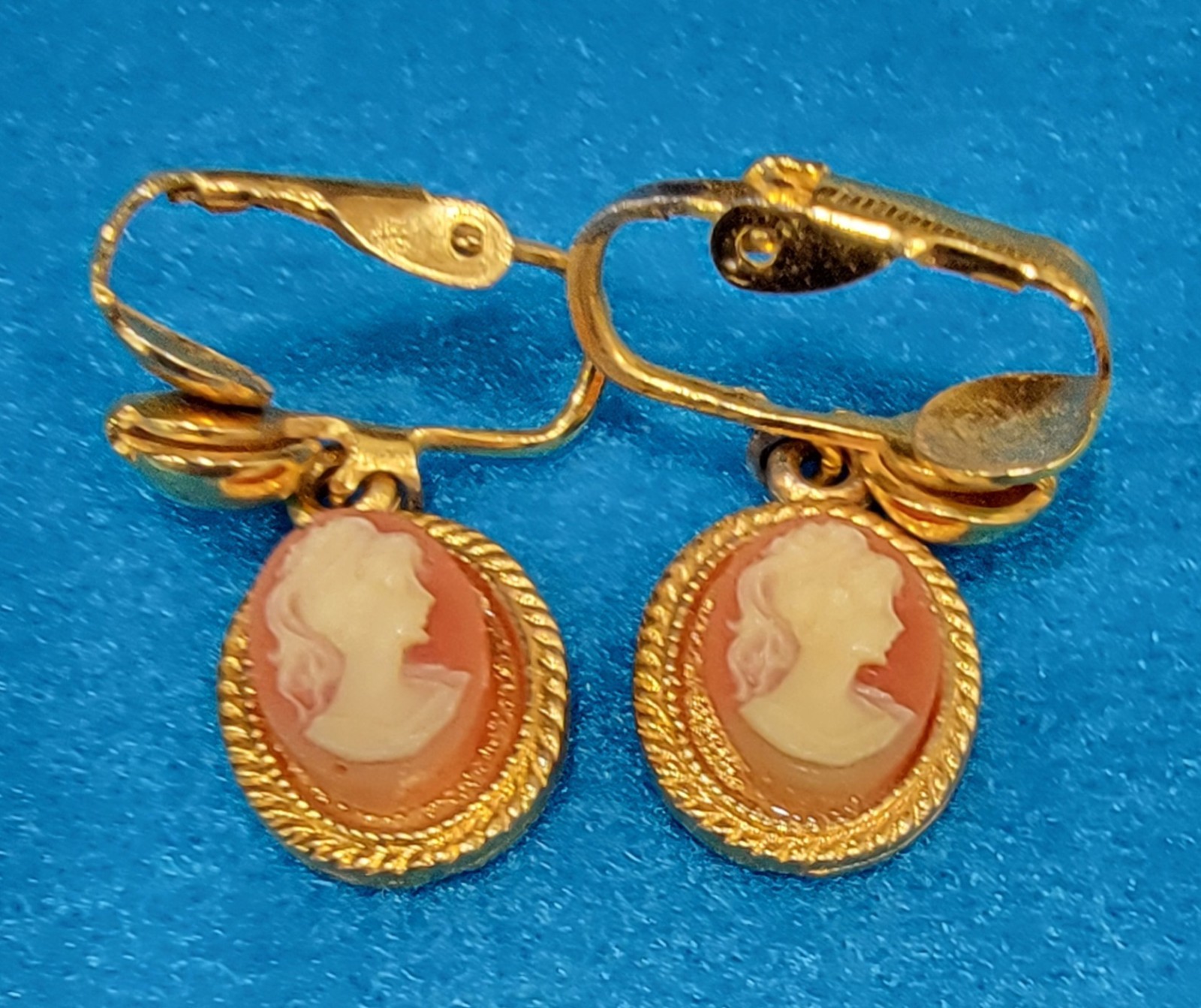 12 VELVET CHOKER LOT! Vintage Earrings, Ring, Mother Cameo Beautiful